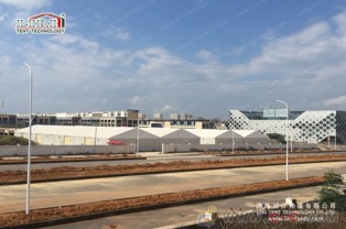 大型仓库篷房租赁 灵活应对物流淡旺季的临时仓储解决方案